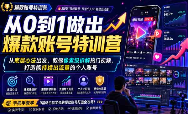 从0到1做出爆款账号特训营-老杨电玩 | 单机游戏下载与AI知识分享平台
